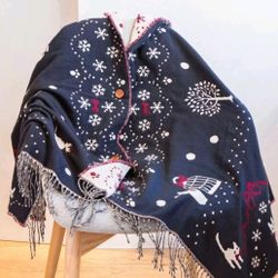 Ghibli Shawl Stole Kiki's Delivery Service