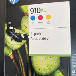 910XL 3 Pack Color Printer Ink