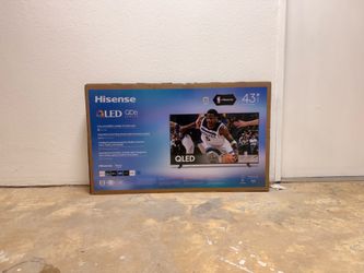 43 “ Hisense smart 4K QLED HDR TV FULL PRICE