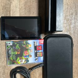 Nintendo Switch With 128 Gb MicroSd Card
