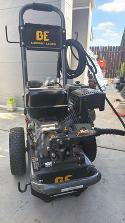 BE Power Equipment 3400 PSI 2.5 GPM Gas Pressure Washer