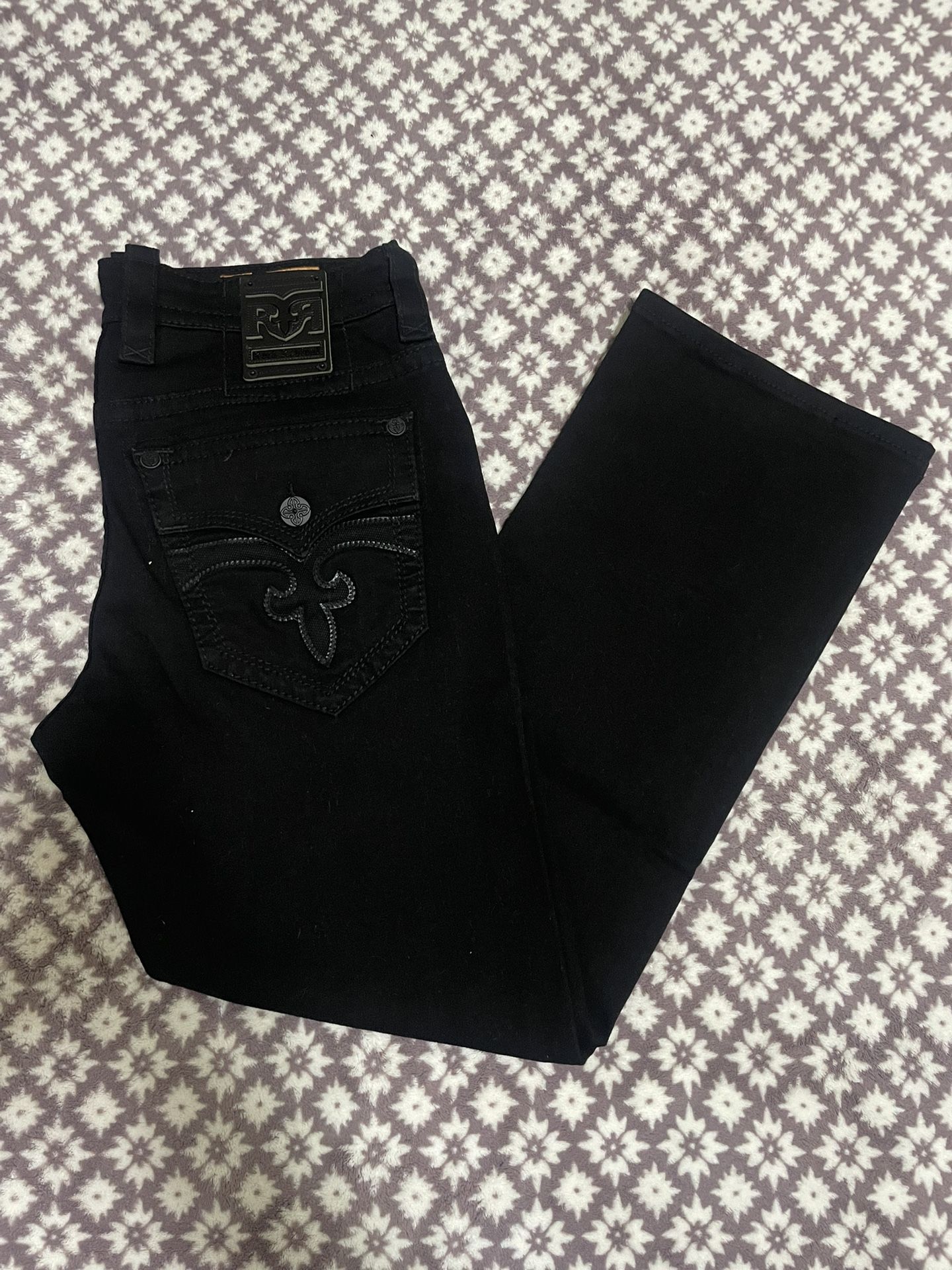 Black rock revival jeans 36x32