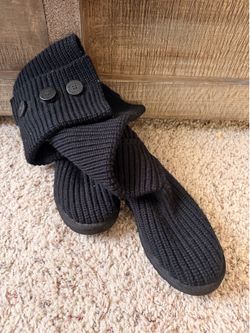 Long Black Uggs