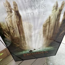 LORD OF THE RINGS THE FELLOWSHIP OF RING POSTER FRAMED