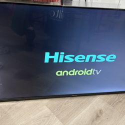 Hisense 37 inch Android Smart TV. 
