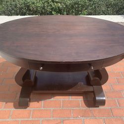 Antique solid wood table 