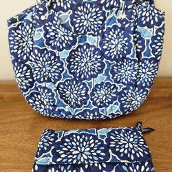 Vera Bradley Tote And Wallet 