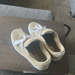 Vans Tan Chukka lows 7 1/2 size.