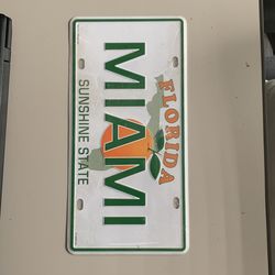 MIAMI # Plate