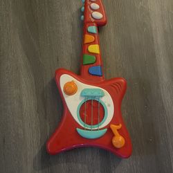 Battat Rock n' Play Guitar with Electric and Acoustic Modes, Toddler and Preschool Toys
