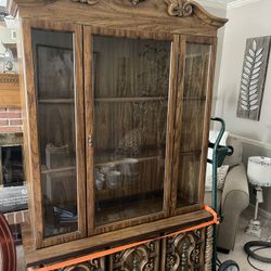 China Cabinet With Lights 