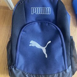 Puma Back Pack And Nike String Bag 