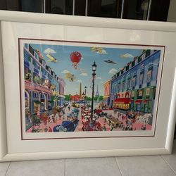 Serigraph “Paris Celebration” 