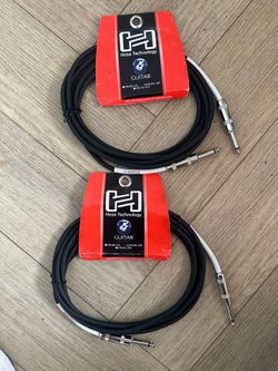 Hosa GTR-210 Straight-to-Straight Guitar / Instrument Cable - 10 Foot x2