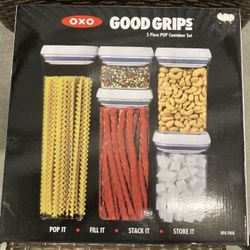 OXO Good Grips 5 Piece POP Container Set - MIB