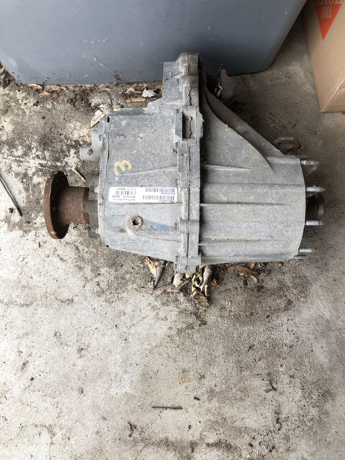 2006 Jeep Commander transfer case