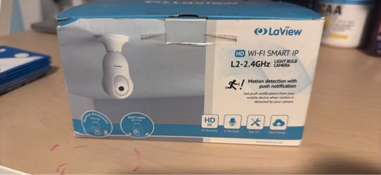 LaView HD Wi-Fi Smart Light Bulb Camera