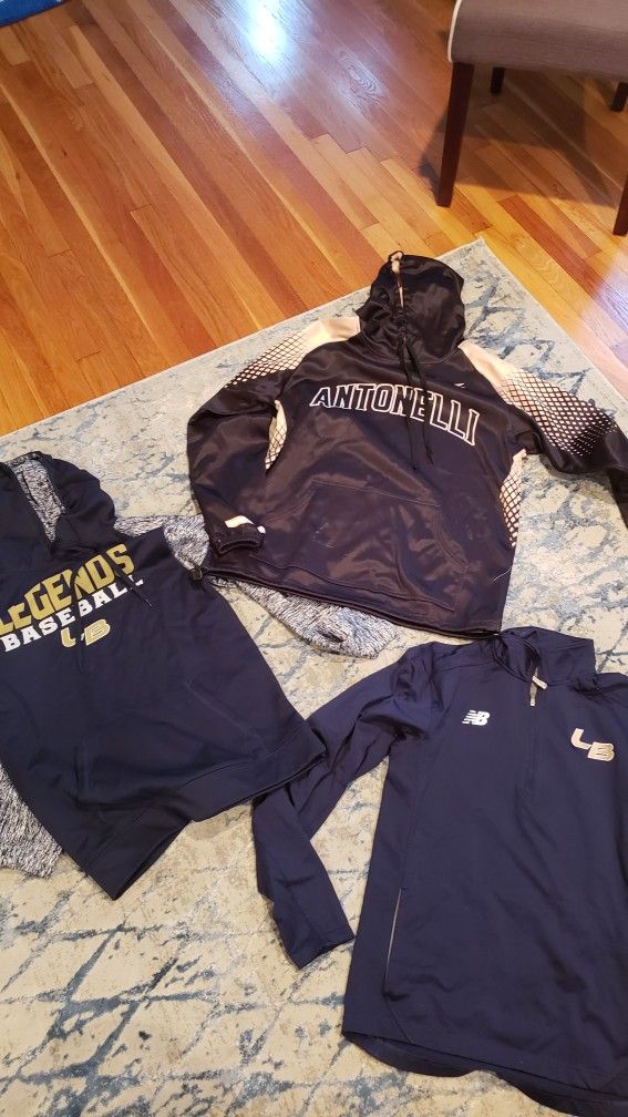 Antonelli and Legends baseball Sweatshirts And 3/4 Zip