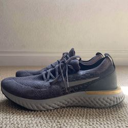 Nike Epic Flynit Running Shoes Size 10 Grey