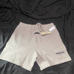 Essentials Fear Of God Shorts Dark Oatmeal 