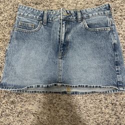 Pacsun denim mini skirt