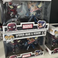 Spider Man And Venom Funko Pop- D23 Exclusive 