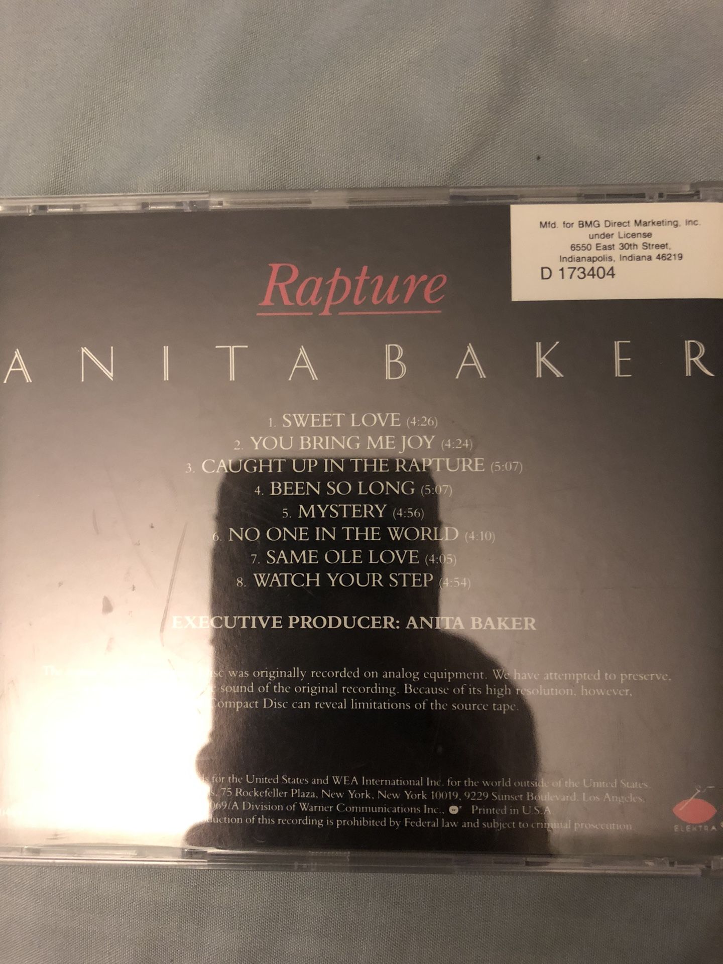 Anita Baker Cd 