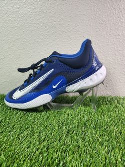 New Sz 14 Men Nike Alpha Huarache Elite 4 Navy White Baseball Cleats DR6851-414