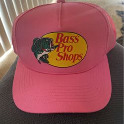 Bass Pro Shops Hat - Rare Pink  1 Size For All