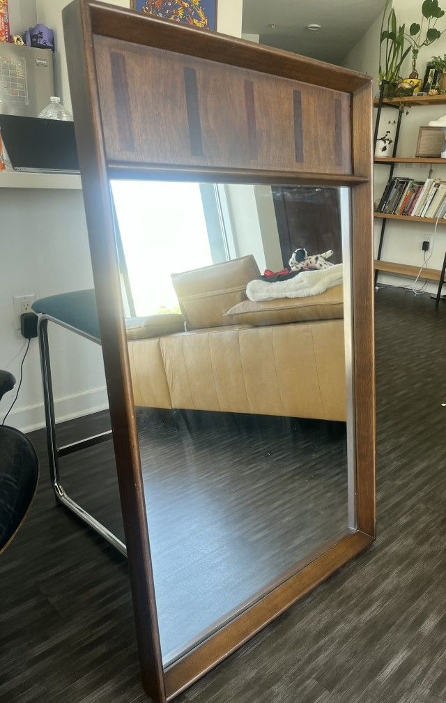 Mid Century Lane Mirror