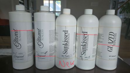 Glazed spray tan solution $170