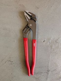 Like New Milwaukee 10 in. Dipped Grip Straight Jaw Pliers.
