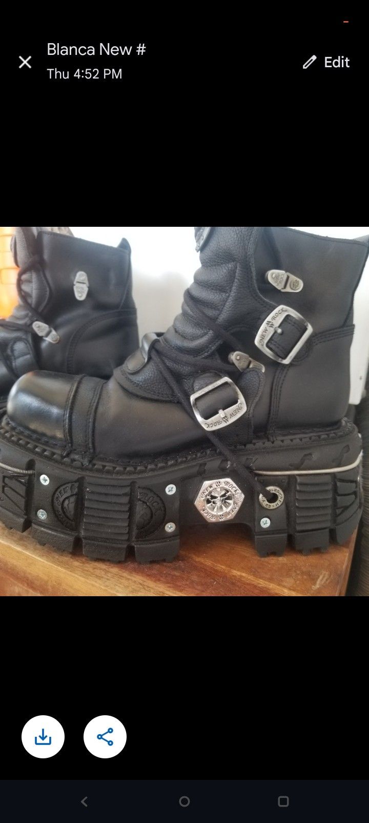 New Rock Platform Boots