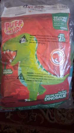 Halloween Inflatable dinosaur costume.