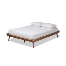 Mid-Century Full Size Bed Frame