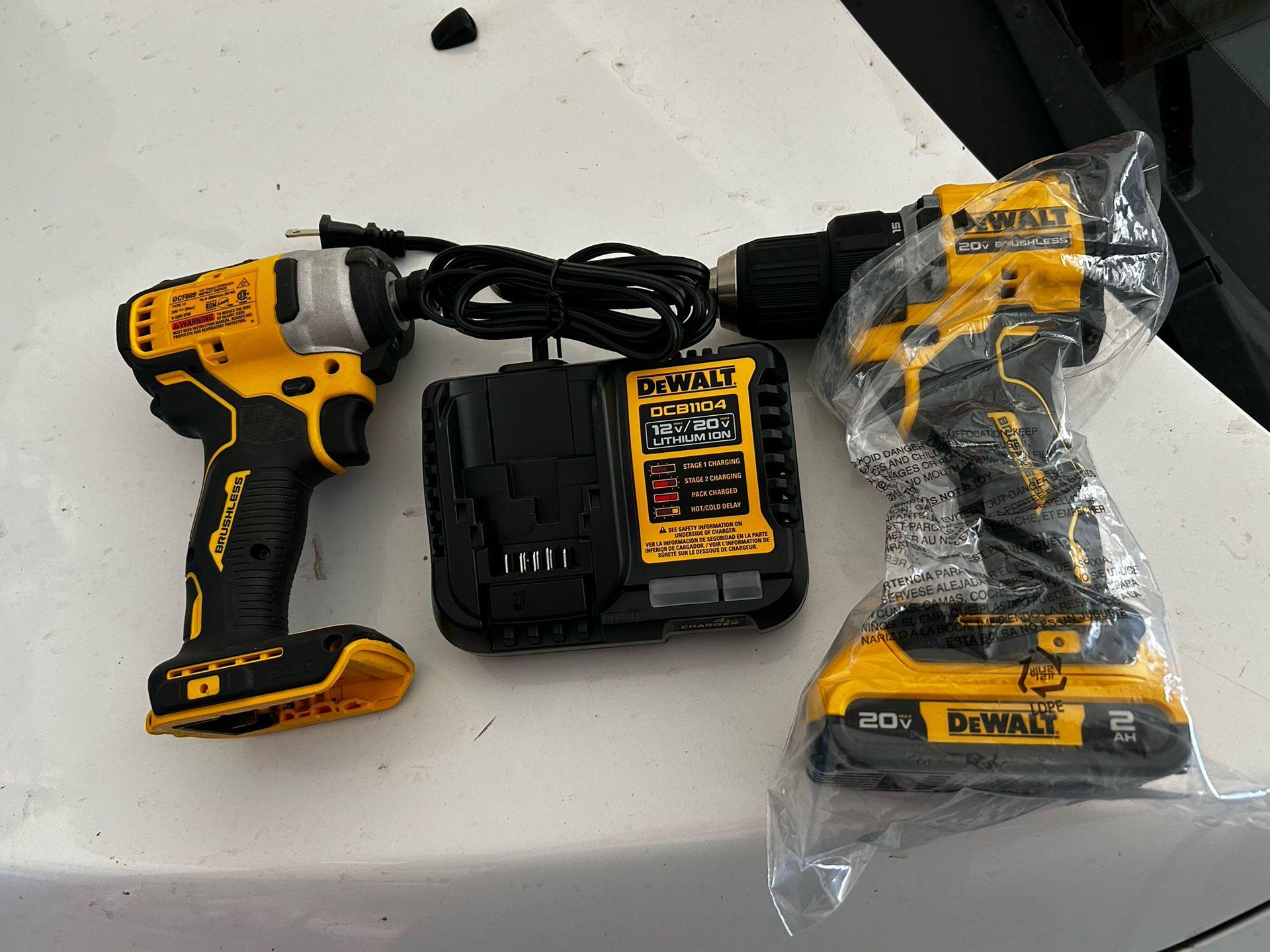 Dewalt Drill , Impact , Battery & Charger