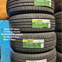 215/60/17 TBB All Season Set of Tires Installed and Balanced Set de Llantas Nuevas Instaladas y Balanceadas