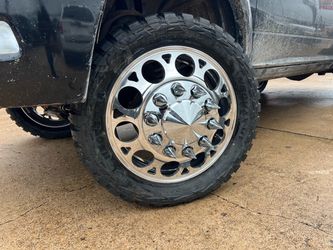 Polished Dually  Wheel with tires