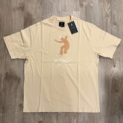 Size L- Jordan X Union Collab MJ White Onyx Tee