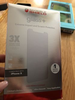 iPhone X glass shield protector