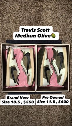 Jordan 1 Low Travis Scott Medium Olive