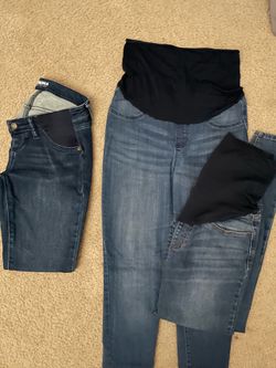 3 pairs maternity jeans