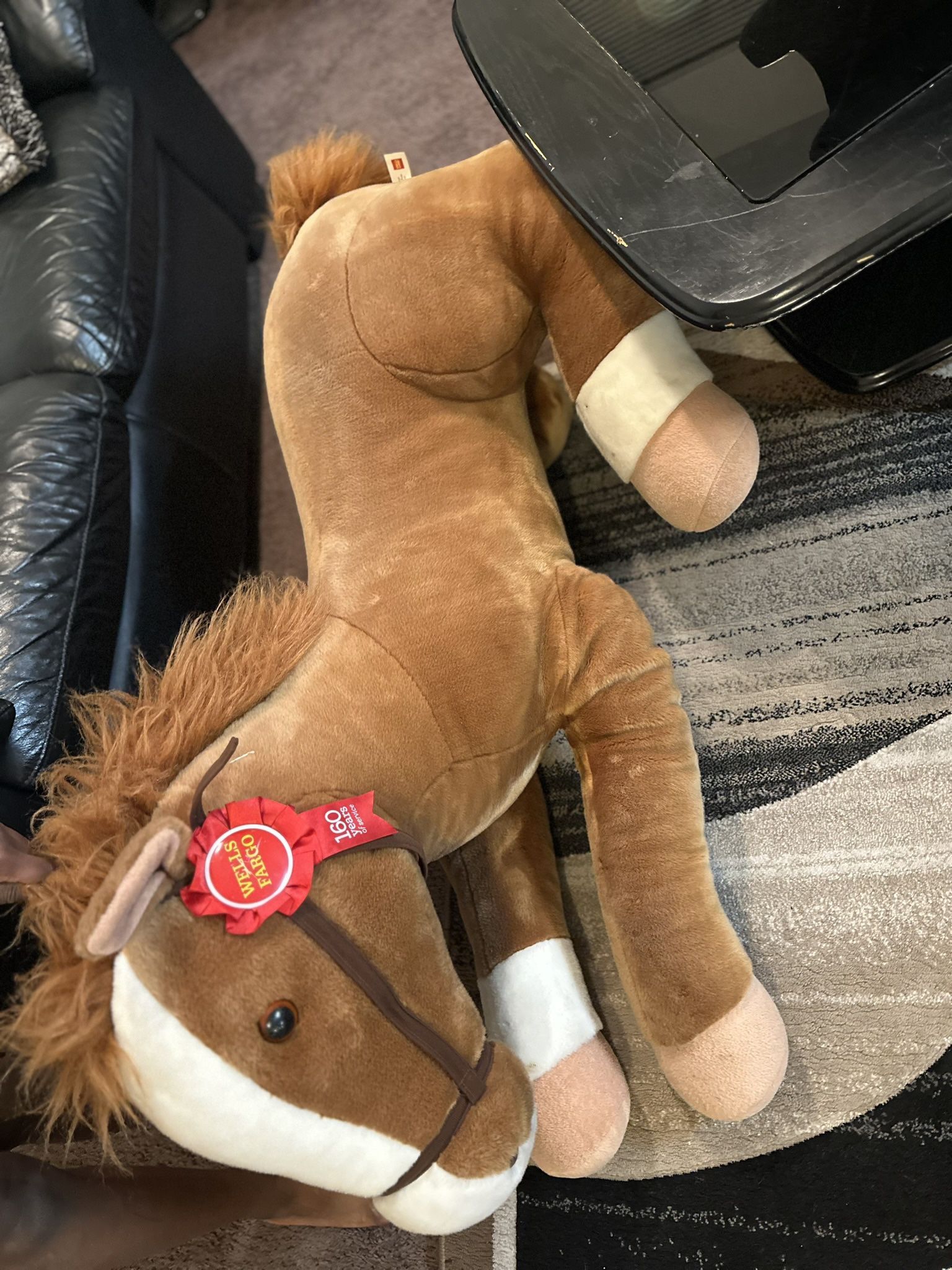Giant Stuffed Animal Wells Fargo Horse 
