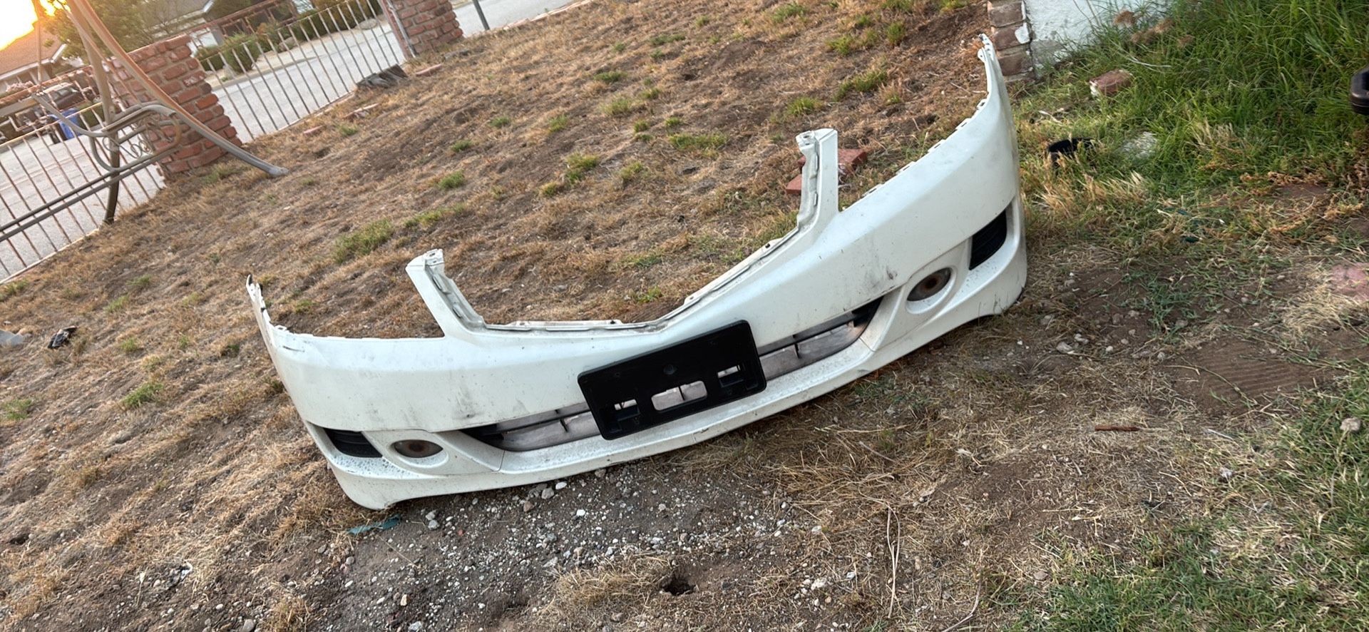 06-08 Tsx white front bumper
