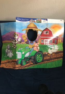 Farm Tractor Photo Prop - New