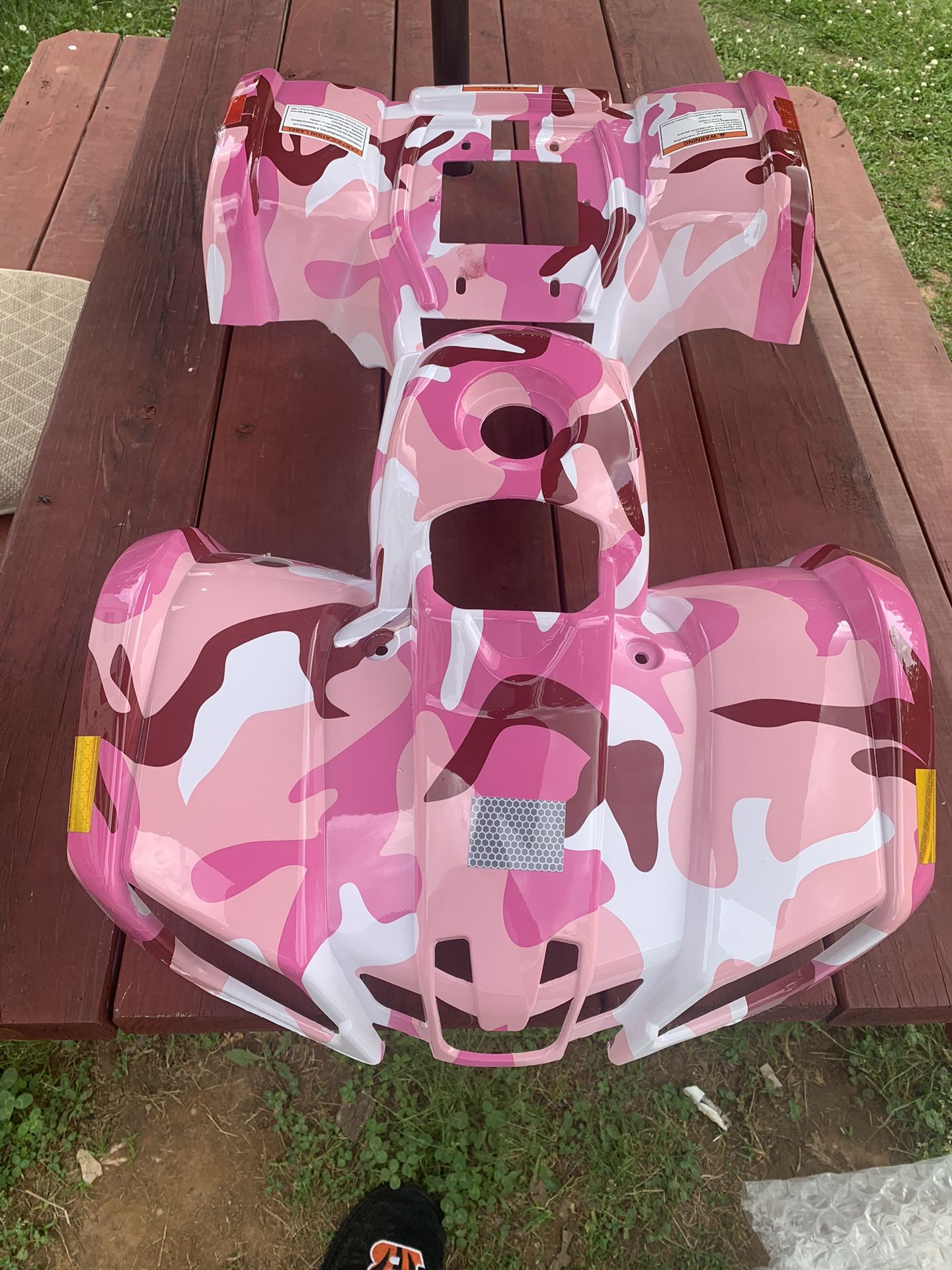 pink camo body for 4 wheeler