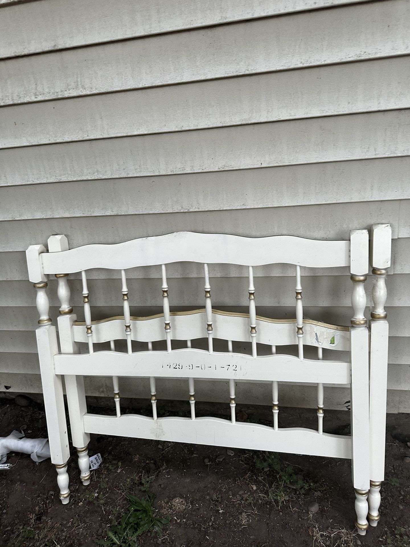 Vintage Twin Bed Frame