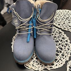 TIMBERLAND X JUST DON 6-INCH PREMIUM DENIM BOOTS