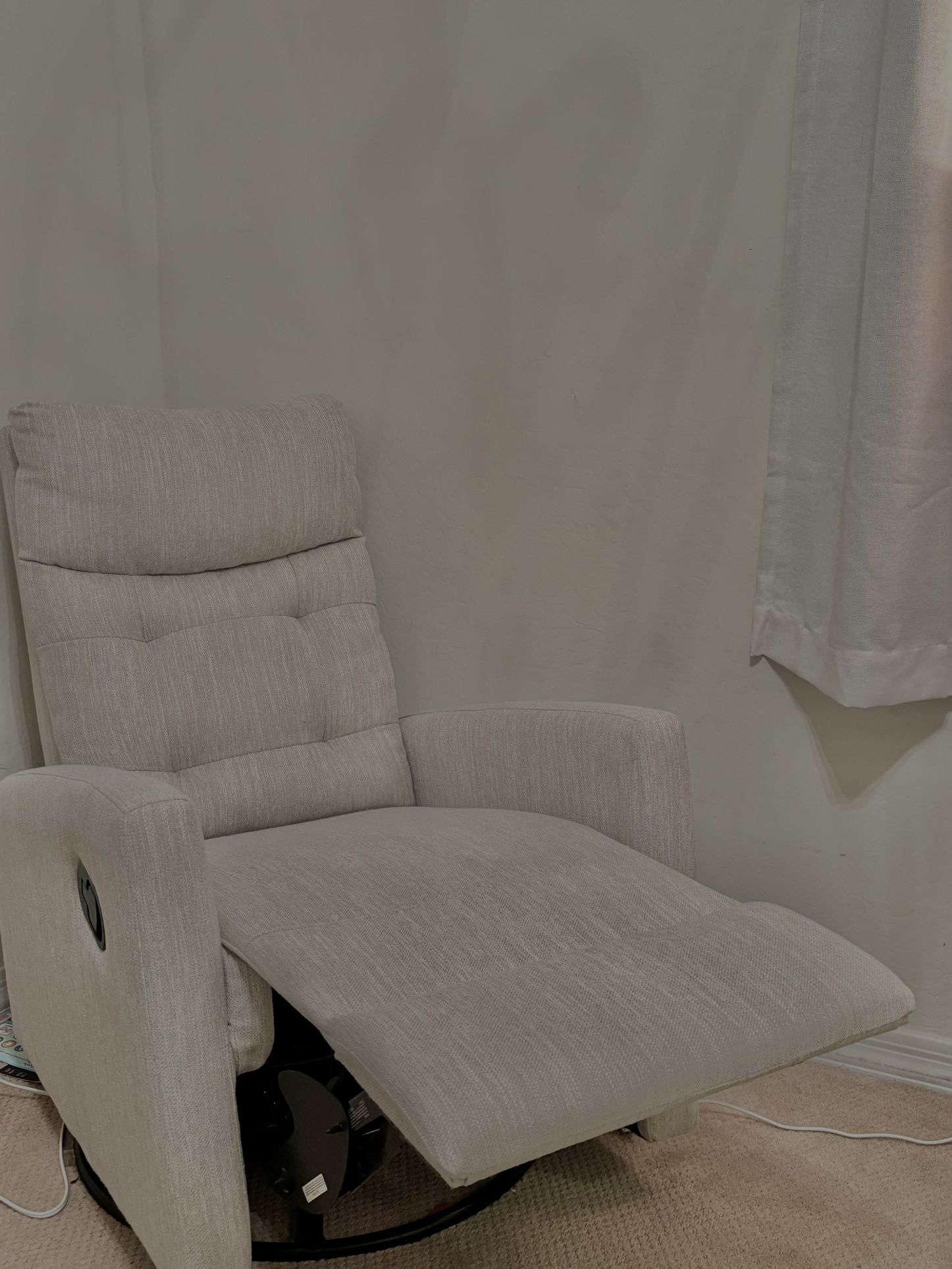 Beige Rocking Chair