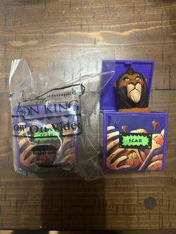1994 Lot Of 2 Lion King Burger King Scar Finger Puppets